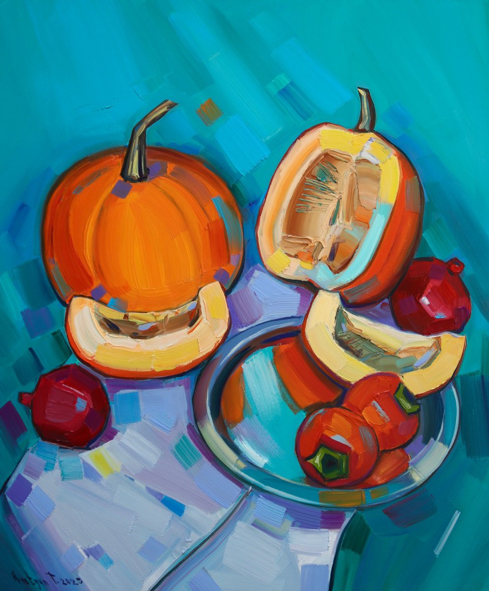 Expressive Oil Painting , Still Life By Tigran Avetyan, 20 X 24, Artwork For Sale On Artfinder