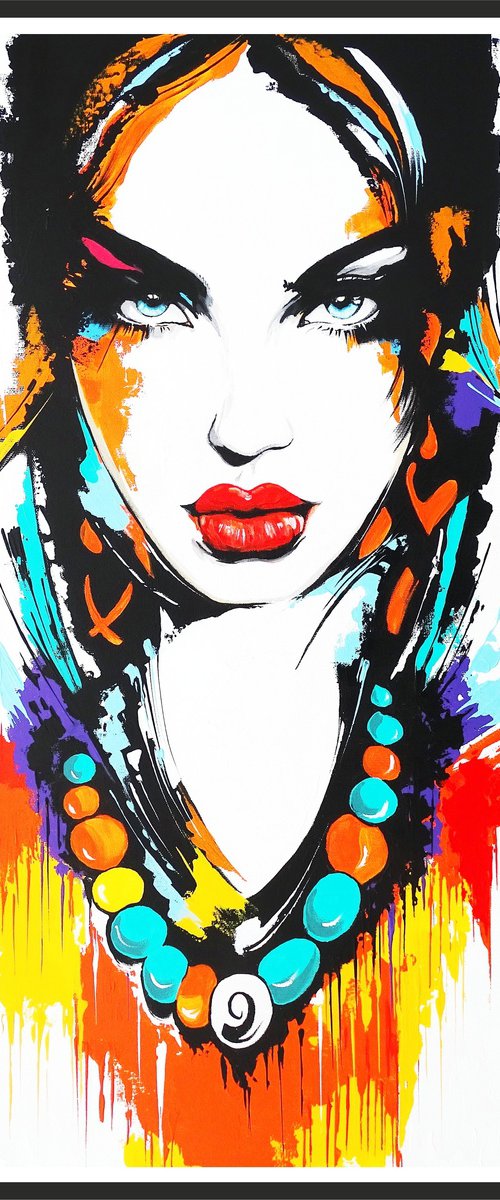 Vibrant Female Power-1 by Livien Rózen
