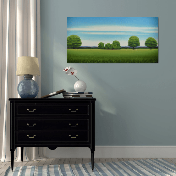 Green Trees - Blue Sky