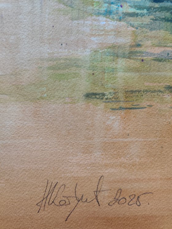 Pogled na ušće - zeleno i zlatno