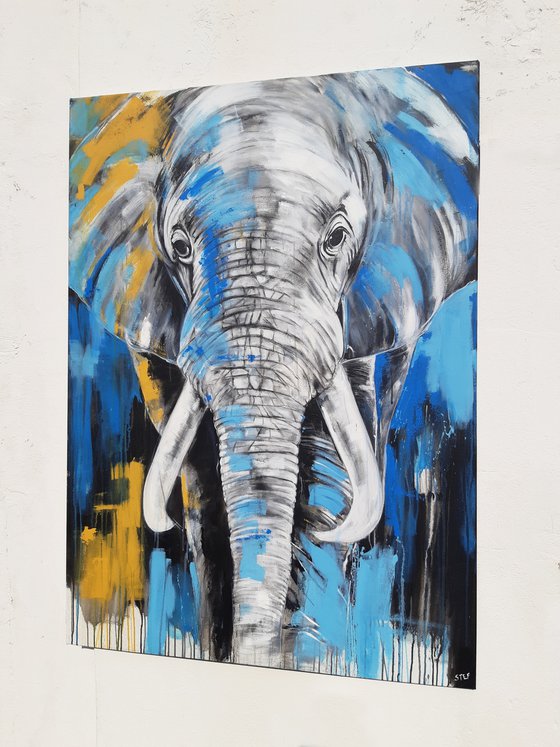 ELEPHANT #13 - Work Series 'One of the big five'