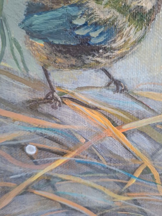 Acrylic painting "Bird"