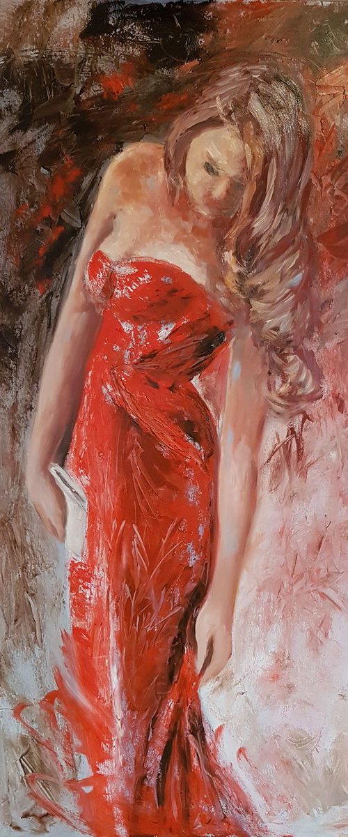 The red dress by Els Driesen