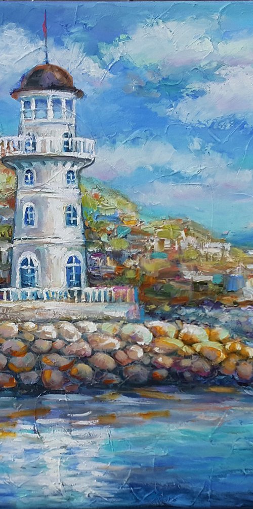View of the lighthouse by Viktoria Lapteva
