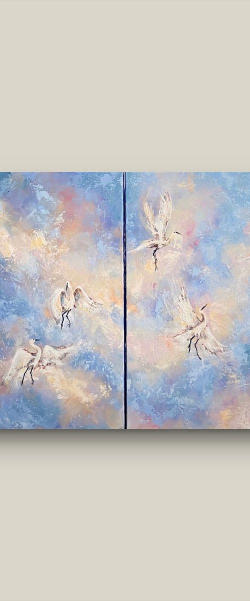 The birds fly by Valentina Ash