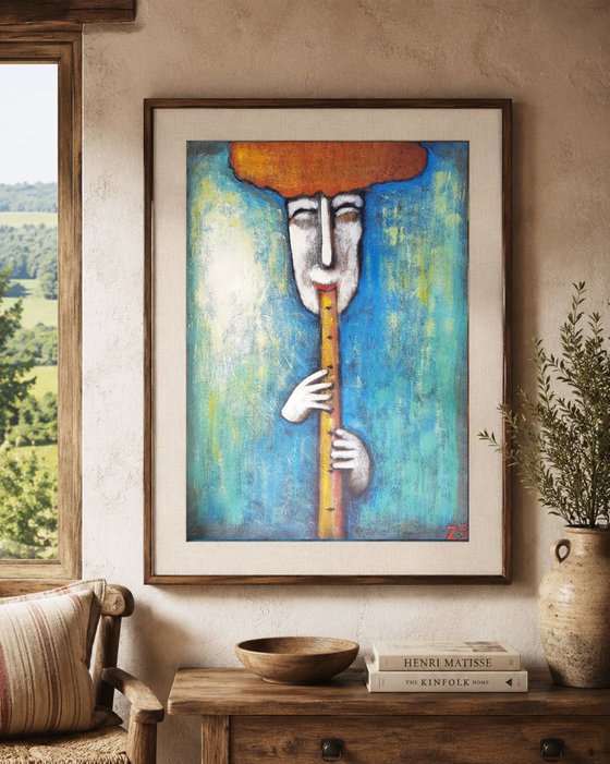Pipe Musiek II (60cm x 84cm x 0.1 cm)