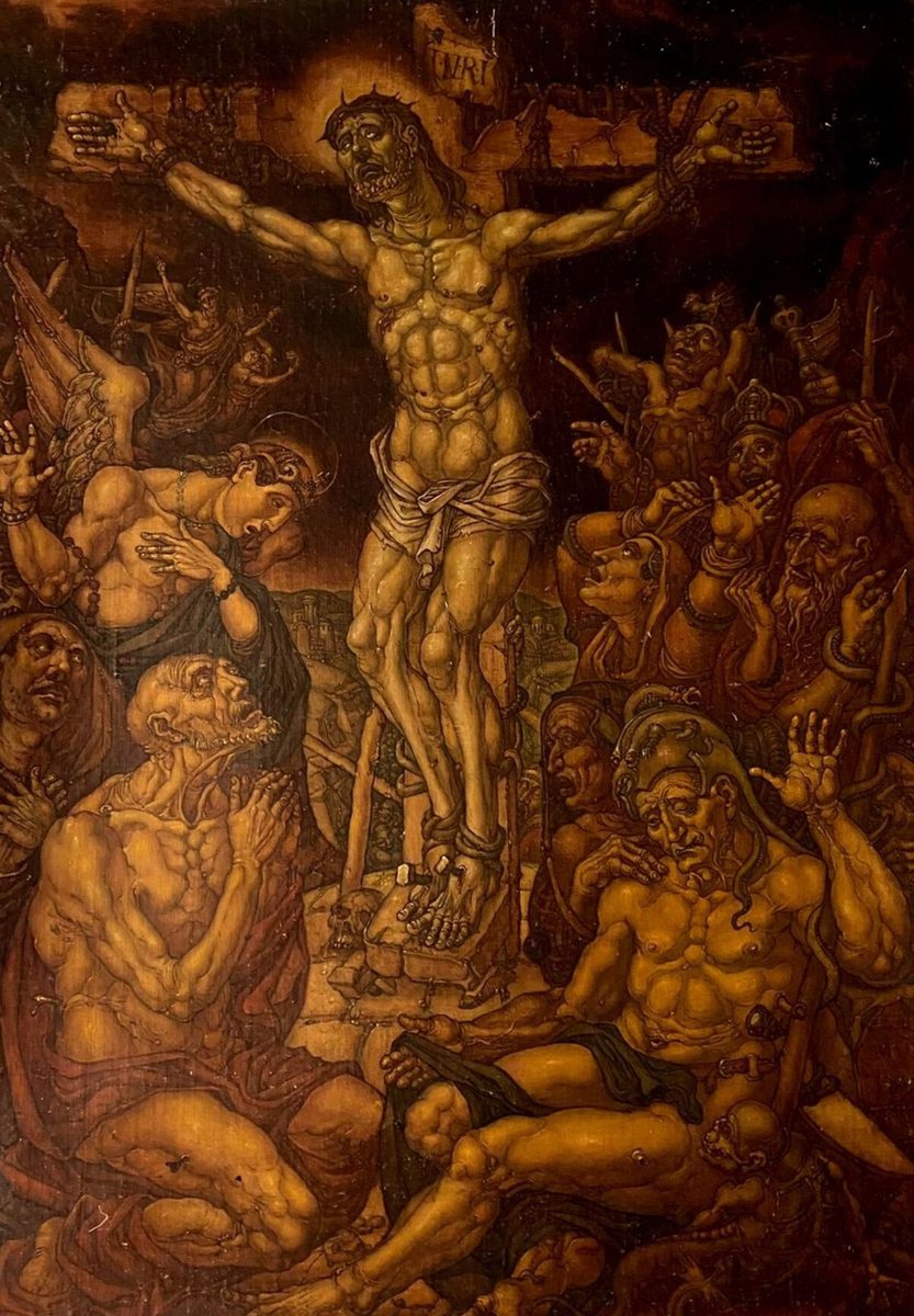 Surrealistic Oil Painting , Calvary 20Th Century By Oleg And Alexander Litvinov, 31 X 44, Artwork For Sale On Artfinder
