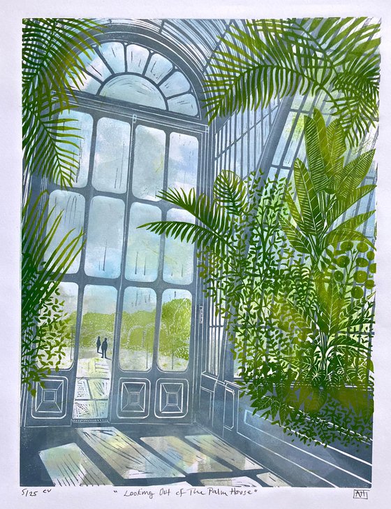 Looking Out of the Palm House