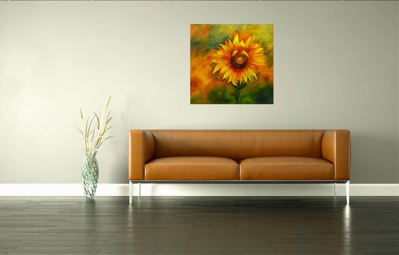 Solitary Sunflower