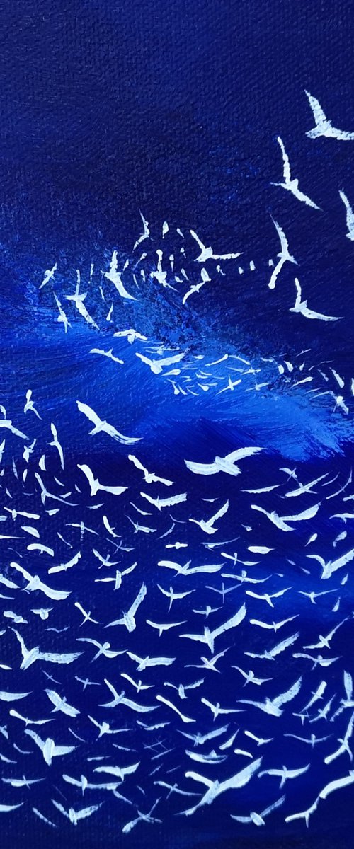 Soul Birds VIII - small, gorgeous by Mel Graham