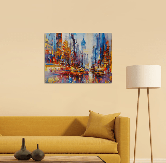 Abstract cityscape (New York)