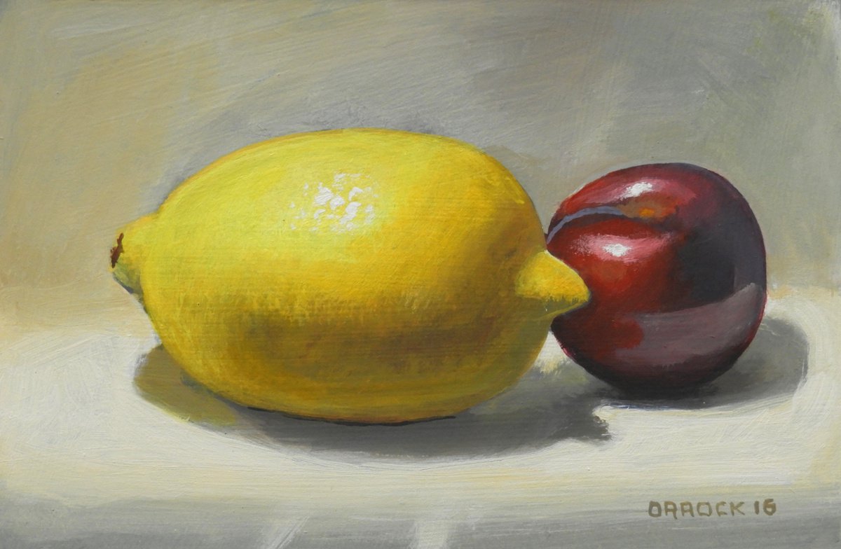 Plum & Lemon by Peter Orrock