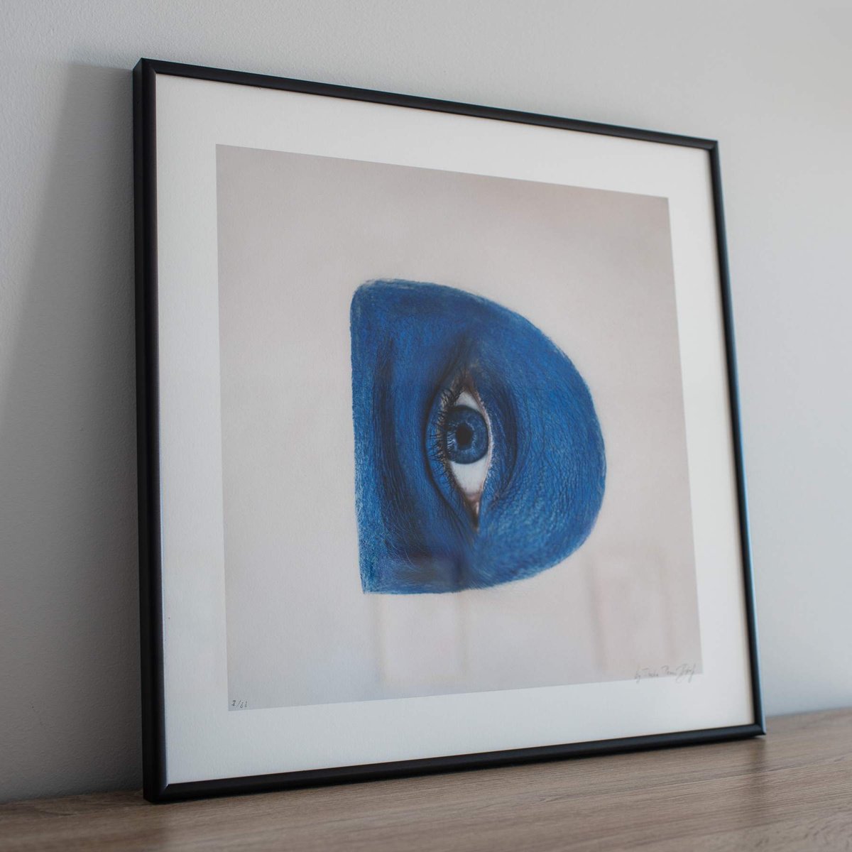 Surrealistic Abstract Photograph By Dasha Pears, 16 X 16, Synesthetic Letters - D (Framed), Original Artwork