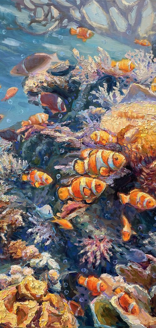"Underwater Reef" by Evgeny Chernyakovsky
