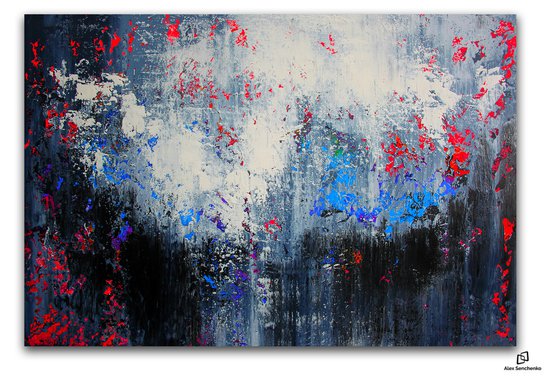 150x100cm. / abstract painting / Abstract 1134