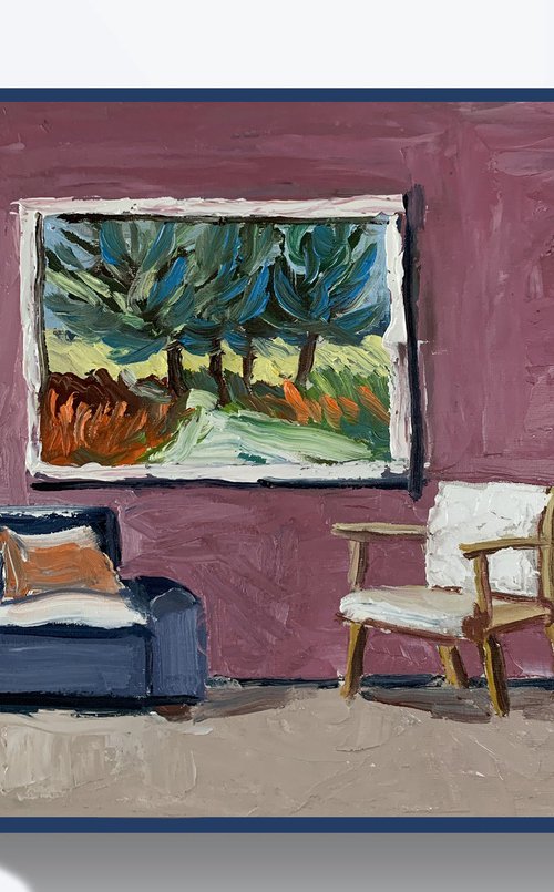 Interior painting. Inspired by Van Gogh. by Vita Schagen
