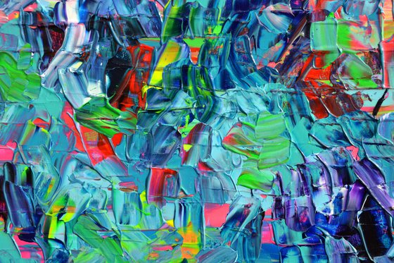 Palette 6 - Large Colorful Abstract Painting