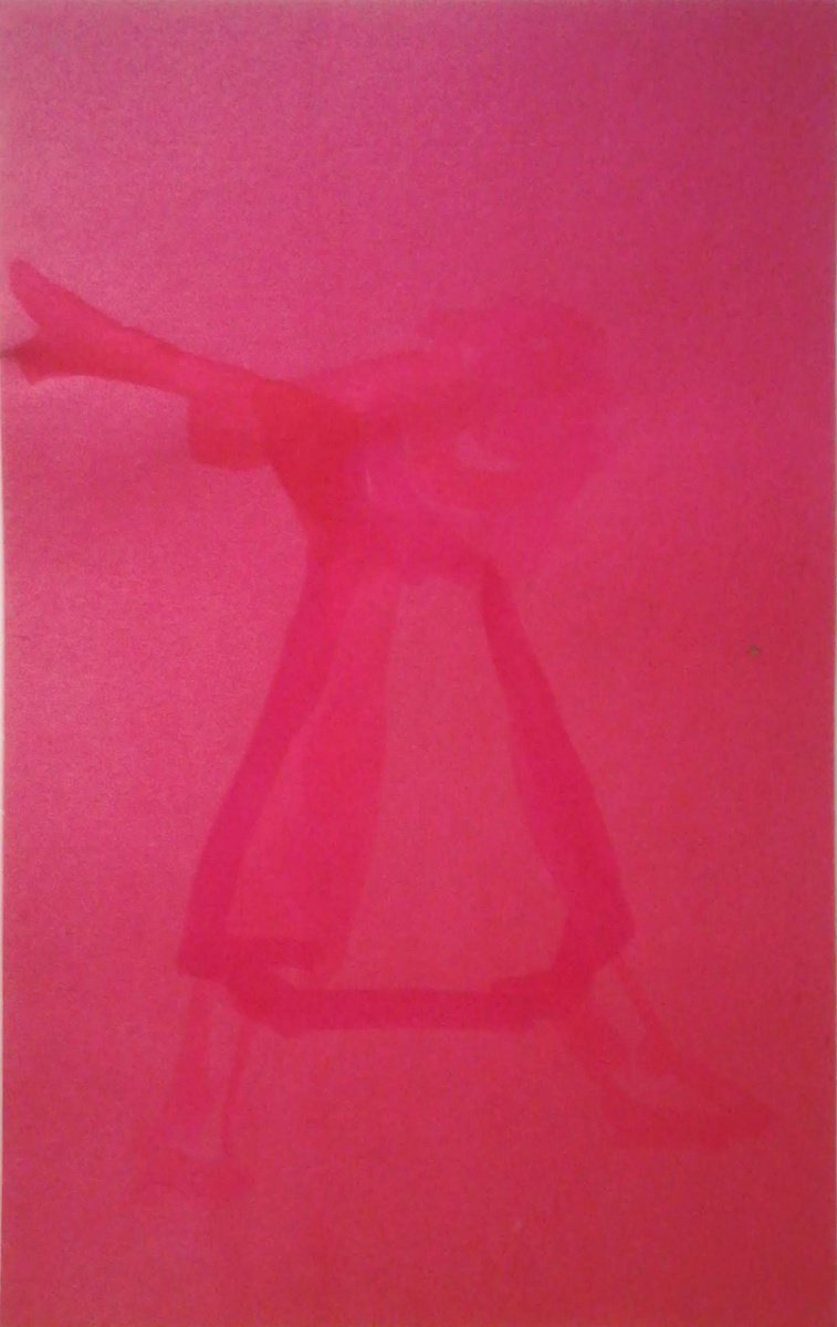 Expressive Portrait Ink Drawing By Aleksandar Basic, 8 X 12, Red Figure, Original Artwork