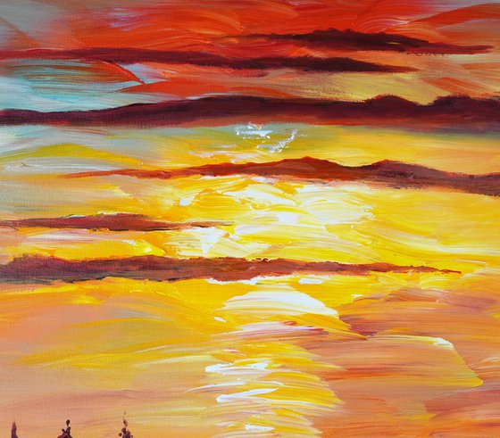 Romantic Evening Landscape D 1