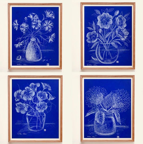 THE BLUE DRAWINGS