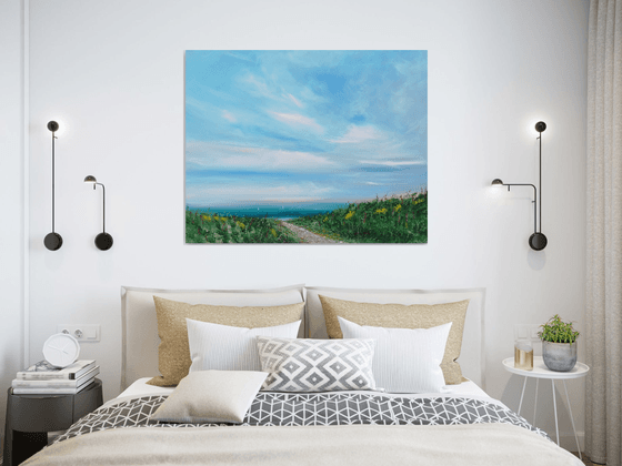 Large Seascape - To the Beach - Cornwall, Art