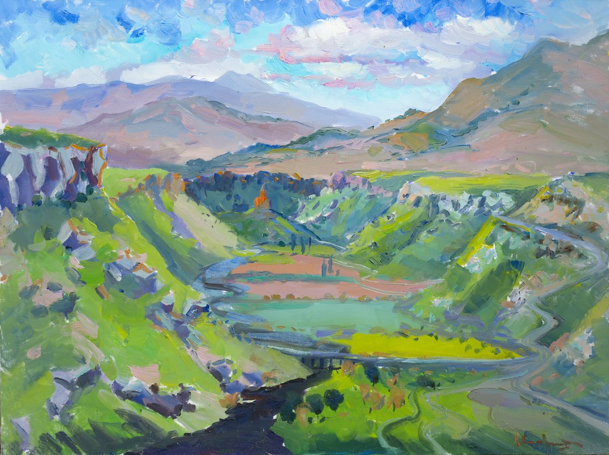 Echoes Of The Green Valley By Artur Martirosyan, 31 X 24, Artwork For Sale On Artfinder