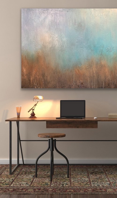 Rust - Large - 100cm x 80cm by Jonesy
