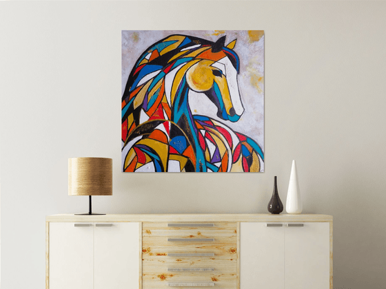 Mosaic Mustang