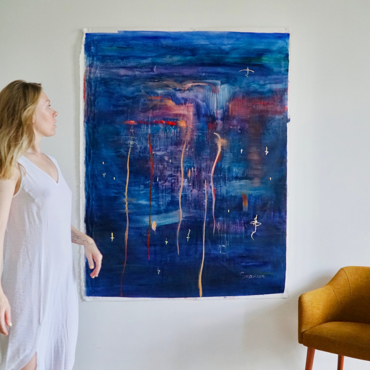Isolation Time By Mari Skakun, 47 X 63, Artwork For Sale On Artfinder
