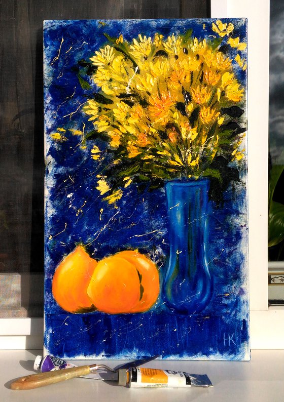 Persimmon original oil painting