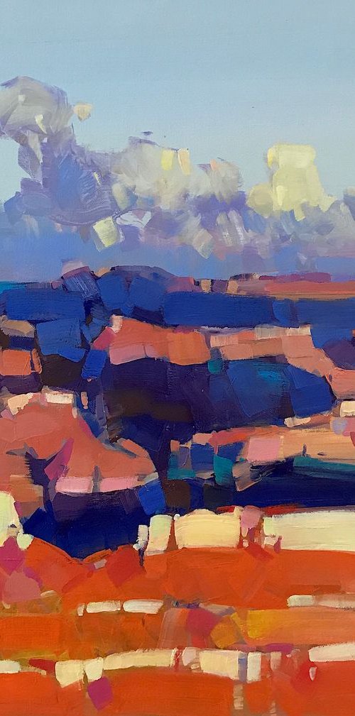 Grand Canyon, Handmade oil painting, One of a kind by Vahe Yeremyan