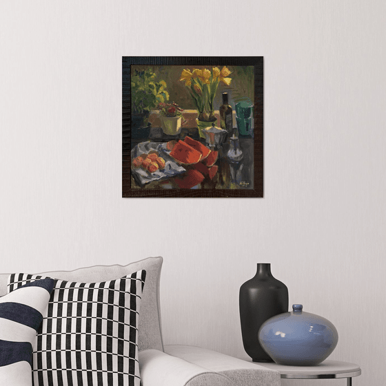 Breakfast time - Kitchen painting