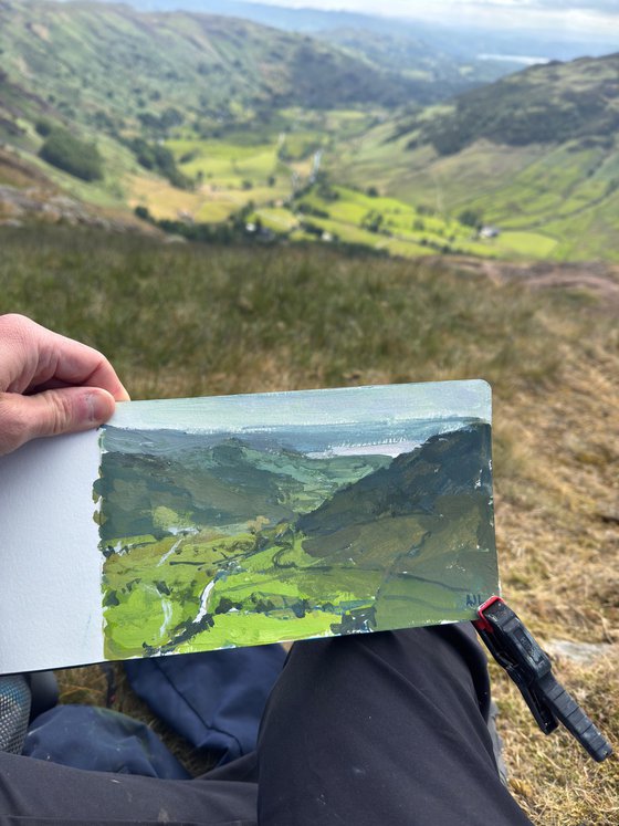 Langdale from Loft Crag