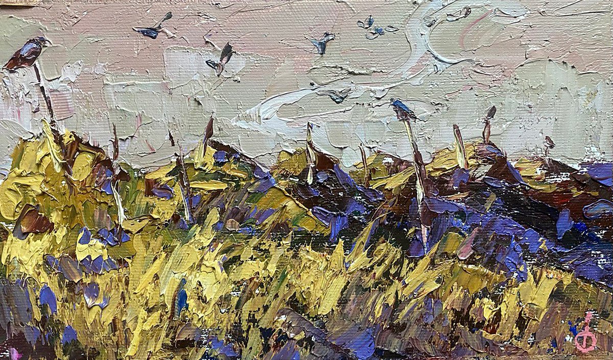 Impressionistic Landscape Oil Painting By Kalenyuk Alex, 10 X 6", Last Year