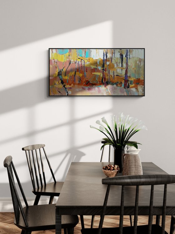 Autumn in the forest.