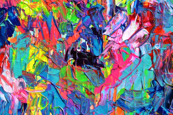 Palette 7 - Large Colorful Abstract Painting