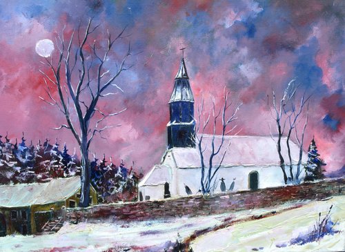 Snow in Ouroy by Pol Henry Ledent