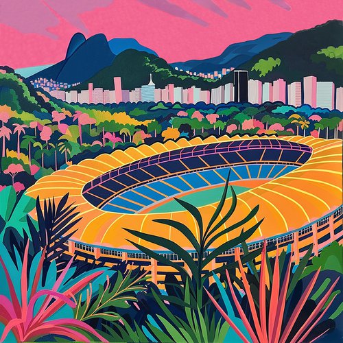 Maracana Stadium by Kosta Morr