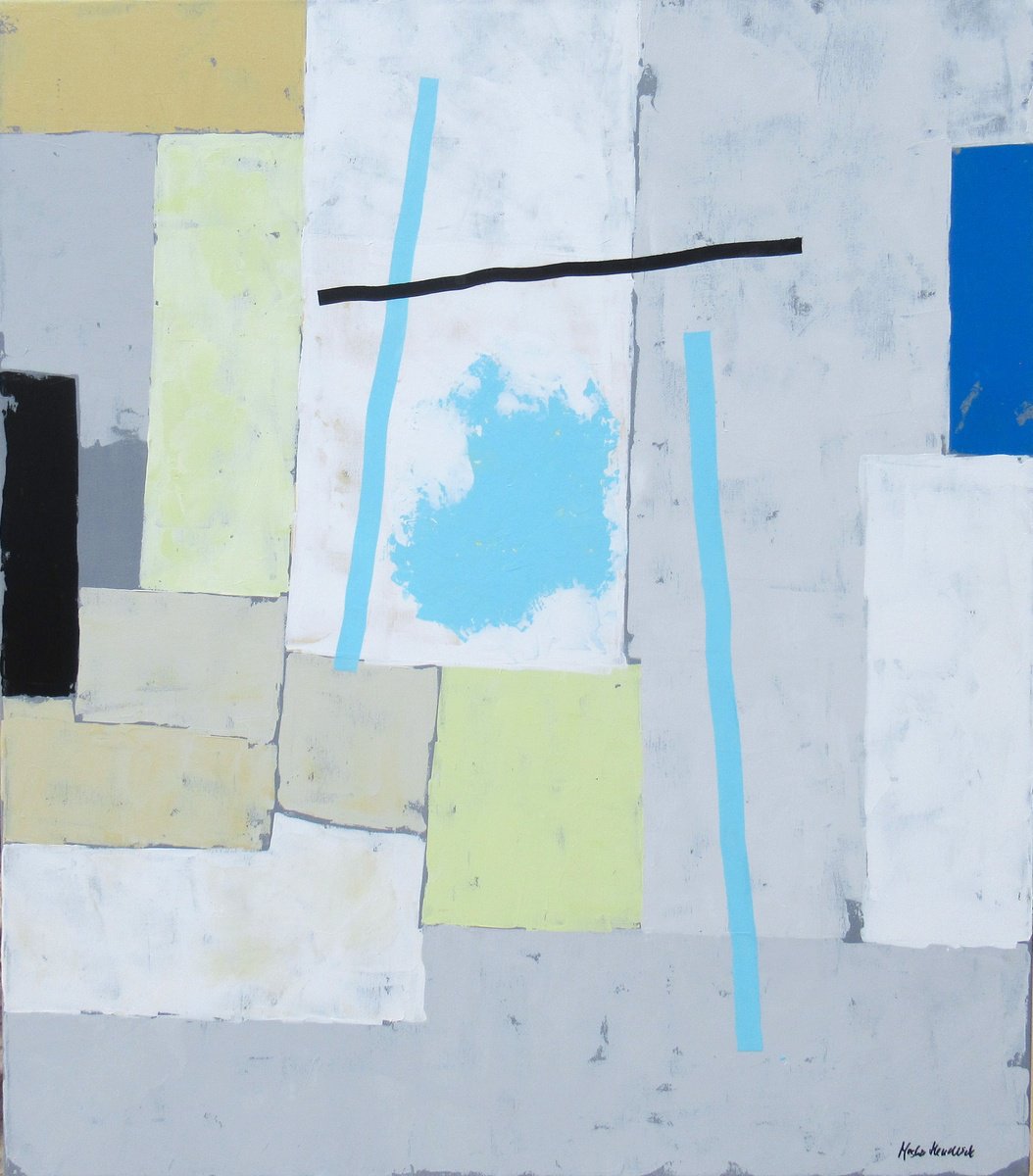 Abstract Acrylic Painting By Megha Hendrick., 28 X 31", It