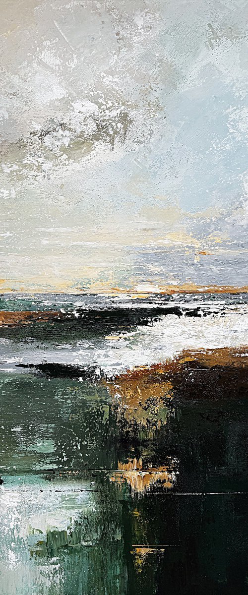 Emerald Air Beyond the Shore by Tatiana Malinovscaia