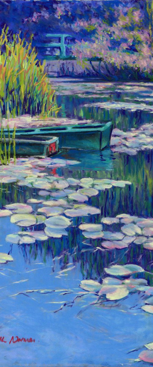 Moored Boats at Giverny by Zoe Elizabeth Norman