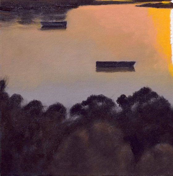 Sunset On The Lagoon