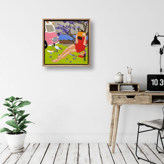 Lady in Red - Sweet Escape 33.5cm x 33.5cm