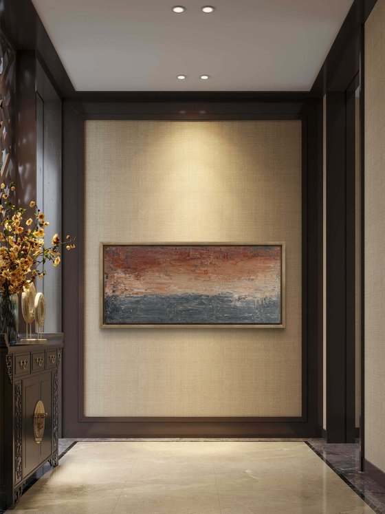 „Where silence dwells“ 100x45x2 cm