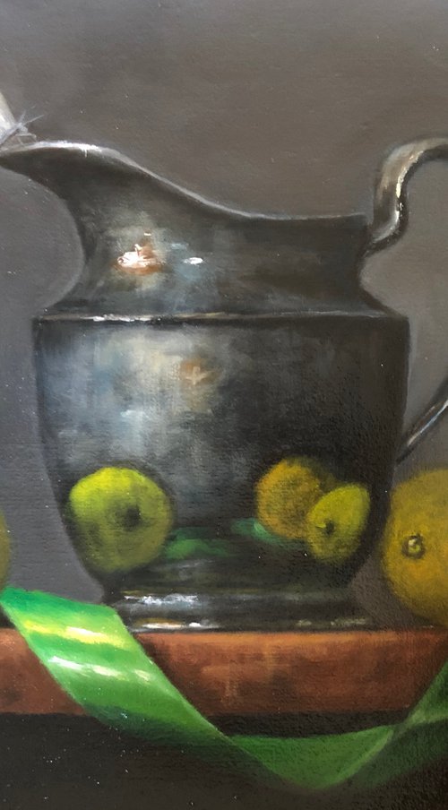 Lemons and Pitcher by Marybeth Hucker