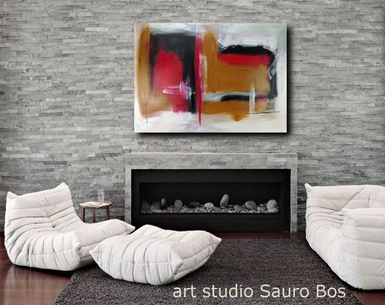 abstract-c129- size 100x70 cm