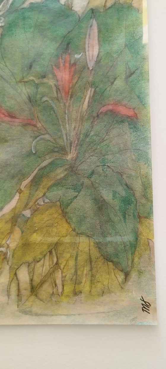 Lilies in Chinoiserie