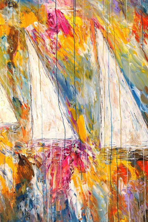Stormy Sailing Regatta XXXL 1 by Peter Nottrott