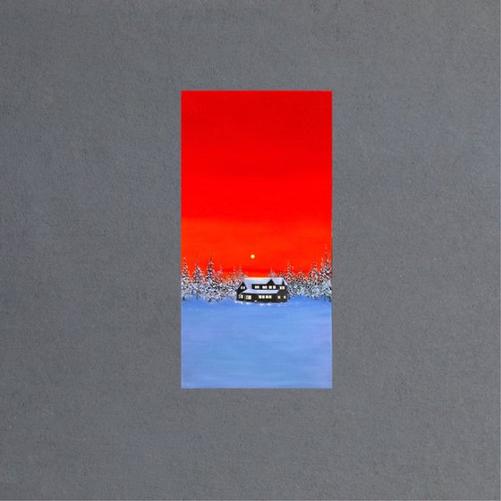 Silent Night. Winter Landscape