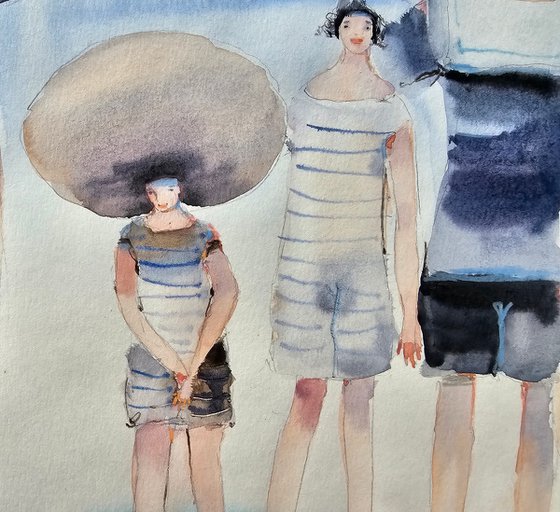 Whimsical Beach Figures